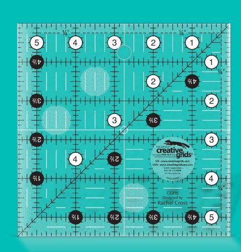 Creative Grids Quilt Ruler 5-1/2in Square