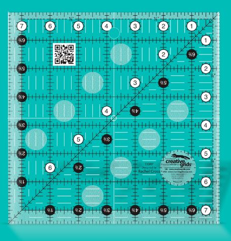 Creative Grids Quilt Ruler 7-1/2in Square