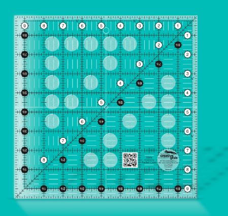 Creative Grids Quilt Ruler 9-1/2in Square