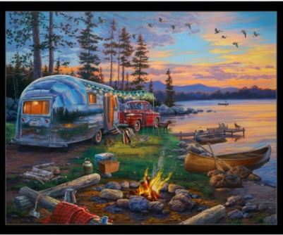 Camper Panel by Darrell Bush for Elizabeth's Studio EP217