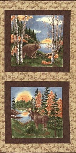 Birch Bark Lodge Panel by Holly Taylor   EP113