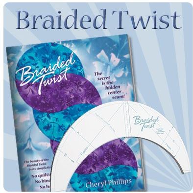 Braided Twist Ruler and Book by Phillips Fiber Art