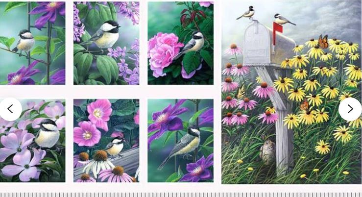 Chickadee Songs  for P&B Textiles  EP187