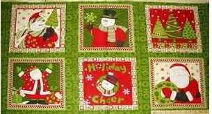 Ho Ho Holiday Panel by Debbie Mumm    CP061