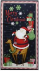 Peppermint Santa Panel by Debbie Mumm   CP0031