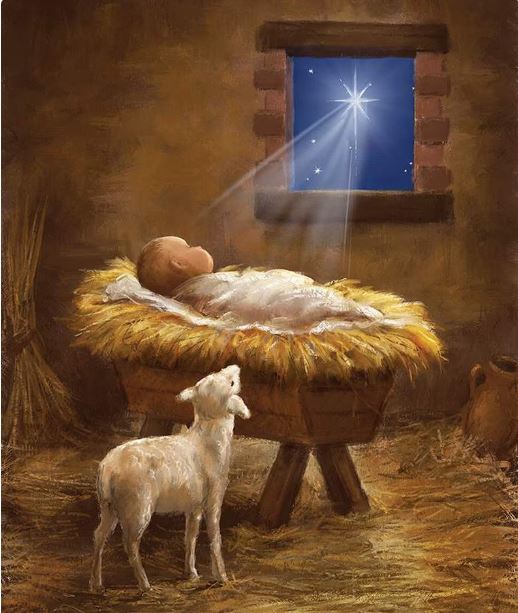 Picture a Christmas Manger Panel for Riley Blake