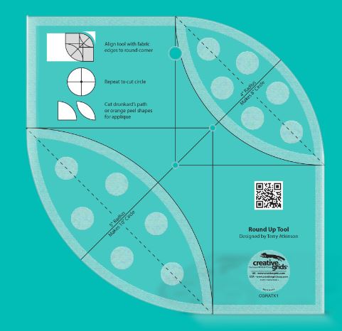 Creative Grids Non Slip Round Up Tool