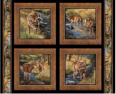 Wild Wings Stoney Brook Pillow Panel   EP189