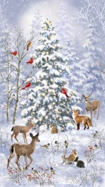 Winter Wonderland Nature's Holiday Panel  CP0026