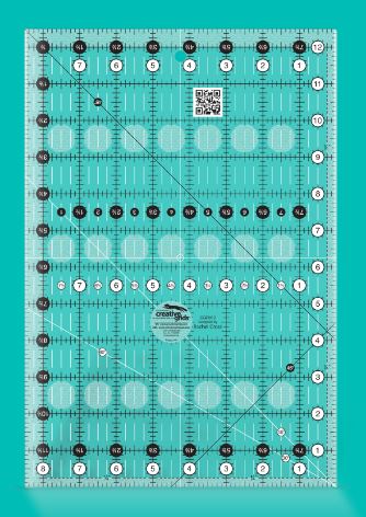 Creative Grids Quilt Ruler 8-1/2in x 12-1/2in